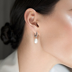 S925 Silver Freshwater Pearl Necklace Elegant Jewelry Set for Formal Occasions&nbsp;EC3448-1