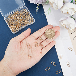 100Pcs 304 Stainless Steel S-Hook Clasps&nbsp;STAS-BBC0003-04