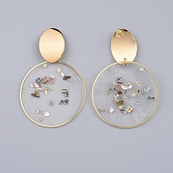Epoxy Resin Dangle Earrings&nbsp;EJEW-JE03437