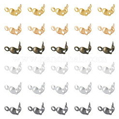480Pcs 6 Colors Jewelry Iron Bead Tips&nbsp;IFIN-PJ0001-02