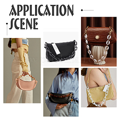 Resin with Plastic Bag Handles&nbsp;FIND-WH0070-50