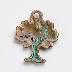 Tibetan Style Alloy Pendants&nbsp;PALLOY-F187-16ABG