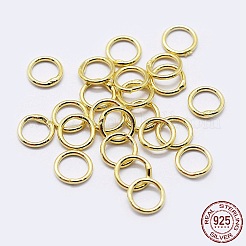 925 Sterling Silver Soldered Closed Jump Rings&nbsp;STER-F036-03G-1x6