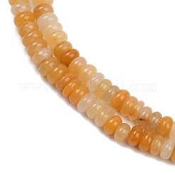 天然石トパーズ翡翠ビーズ連売り  ロンデル  4x2mm  穴：0.8mm  約168個/連  15.08''（38.3センチメートル）&nbsp;G-H292-A20-01