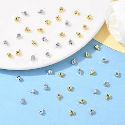 50Pcs Brass Crimp Beads&nbsp;KK-YW0003-69G