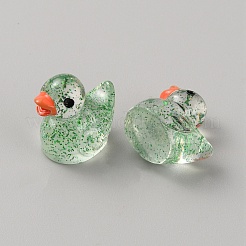Mini Resin Sequins Duck Home Display Decorations&nbsp;RESI-SZC0004-06E