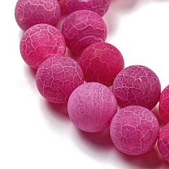 Natural Weathered Agate Beads Strands&nbsp;G-P538-A01-12