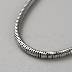 ステンレススチールのブレスレット  ステンレス鋼色  7-7/8インチ（20cm）&nbsp;BJEW-WH0516-04P