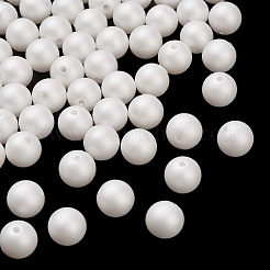 Frosted Plastic Imitation Pearl Beads&nbsp;KY-F022-10mm-01