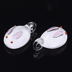 Handmade Lampwork Pendants&nbsp;LAMP-N021-002F
