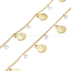 Handmade Brass Curb Chains&nbsp;CHC-I006-13G