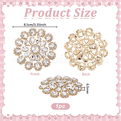 Brass Rhinestone Applique&nbsp;DIY-FG0009-87A