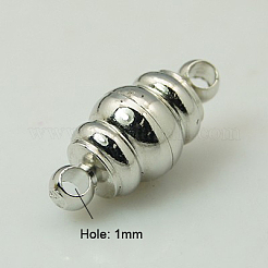 Brass Magnetic Clasps with Loops&nbsp;KK-G079-N