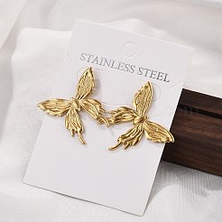 304 Stainless Steel Stud Earrings for Women&nbsp;EJEW-K306-21G