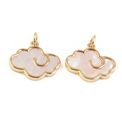 Natural White Shell Mother of Pearl Shell Pendants&nbsp;SHEL-T017-24G