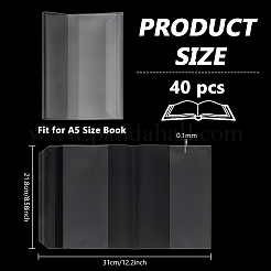Plastic Cloth Book Cover and Sticker Paper&nbsp;OFST-WH0012-002