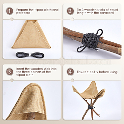 Outdoor Triangular Stool Cloth&nbsp;AJEW-WH20022-09A