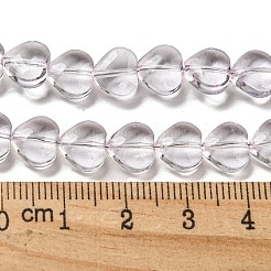 Baking Paint Transparent Glass Beads Strands&nbsp;DGLA-A08-T8mm-KD06
