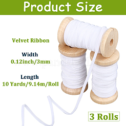 Velvet Ribbon&nbsp;OCOR-WH20012-40D