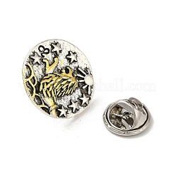 合金ブローチ  エナメルピン  バックパック服用  星座  レオ  19.5x3.5mm&nbsp;JEWB-S014-03I