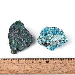 天然クリソコラジオード 豊穣の角 鉱物標本  生水晶クラスター  癒しのクリスタルホームデコレーションギフト  紙箱付き  35~78x25~44x16~39mm  約11~18個/セット&nbsp;G-N347-13H