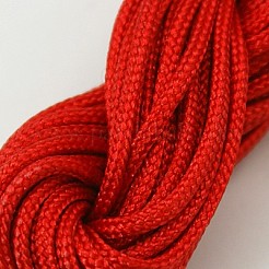 ナイロン編みコード  ビーズ細工、ジュエリー製作、マクラメ工芸用の中国結び紐  ミックスカラー  2mm  約13.12ヤード（12m）/バンドル  10のバンドル/袋  約131.23ヤード（120m）/バッグ&nbsp;NWIR-R002-2mm-M