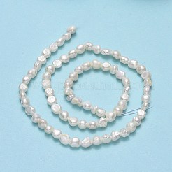 Natural Cultured Freshwater Pearl Beads Strands&nbsp;PEAR-A005-14-01A