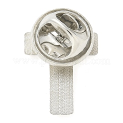 クロス合金ブラックエナメルピンブローチ  クロス  20x13.5mm&nbsp;JEWB-M049-01P