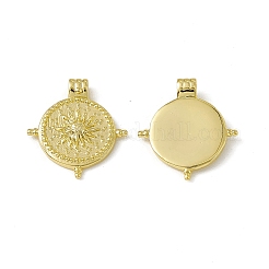Rack Plating Brass Pendants&nbsp;KK-C007-25G