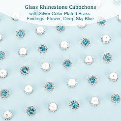 Glass Rhinestone Cabochons&nbsp;FIND-OC0002-33A