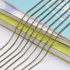 Brass Rolo Chains&nbsp;X-CHC-S008-002H-AB