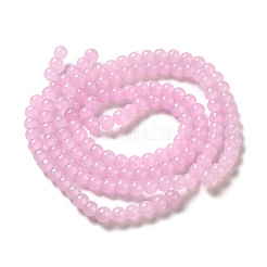 Imitation Jade Glass Beads Strands&nbsp;DGLA-S076-6mm-22