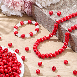 600Pcs Dyed Natural Wood Beads&nbsp;COCO-SC0002-39B