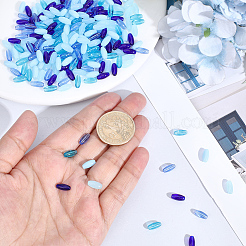 600Pcs 5 Styles Transparent & Opaque Colours Glass Seed Beads&nbsp;SEED-PA0001-16B