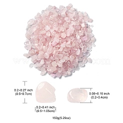 Natural Rose Quartz Chip Beads&nbsp;G-YW0002-10