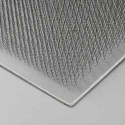 ゴム＆ガーゼウールブレンドボード  ステンレス鋼ピンと  正方形  ステンレス鋼色  252x252x16mm&nbsp;AJEW-WH0009-62P