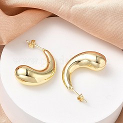 Brass Stud Earrings for Women&nbsp;KK-CBAD851-28G
