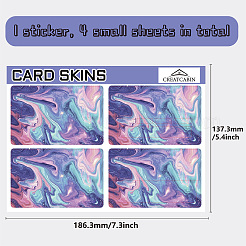 PVC Plastic Waterproof Card Stickers&nbsp;DIY-WH0432-007