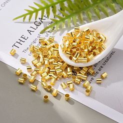 Brass Crimp Beads&nbsp;KK-S070-G-FF