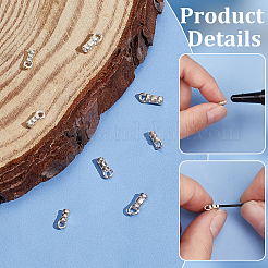 18Pcs 3 Styles 925 Sterling Silver Cord End&nbsp;STER-PH0002-11