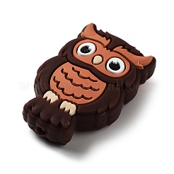 Owl Food Grade Silicone Focal Beads&nbsp;SIL-Z014-02B