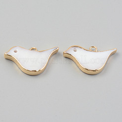 Electroplate Natural Freshwater Shell Pendants&nbsp;X-SHEL-T017-05