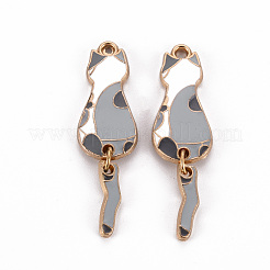 Eco-Friendly Alloy Enamel Pendants&nbsp;X-ENAM-T011-84D-NR