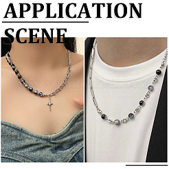 2連売りクラックルガラスビーズ連売り  染め＆加熱  艶消し  ラウンド  薄緑  8mm  穴：1.2mm  約50~51個/連  15.35インチ（39cm）&nbsp;GLAA-LT0001-01A