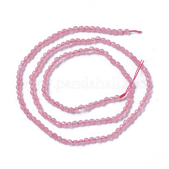 Natural White Jade Beads Strands&nbsp;G-F596-46B-3mm