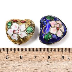 手作り七宝ビーズ  ミックスカラー  混合図形  10~26.5x13~20x4.5~10mm  穴：1~1.4mm&nbsp;CLB-Q002-12A