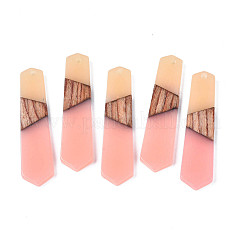 Resin & Walnut Wood Pendants&nbsp;RESI-N025-020