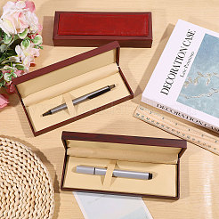 Rectangle PU Leather Single Pen Storage Boxes&nbsp;AJEW-WH0886-10