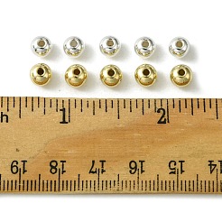 200個2色ccbプラスチックビーズ  ラウンド  ミックスカラー  5.5~6x5mm  穴：1.5~1.8mm  100個/カラー&nbsp;CCB-FS0001-07