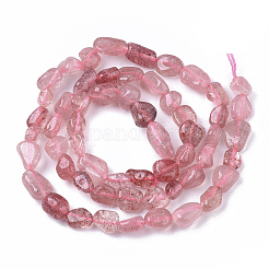 Natural Red Strawberry Quartz Beads Strands&nbsp;G-S363-048B